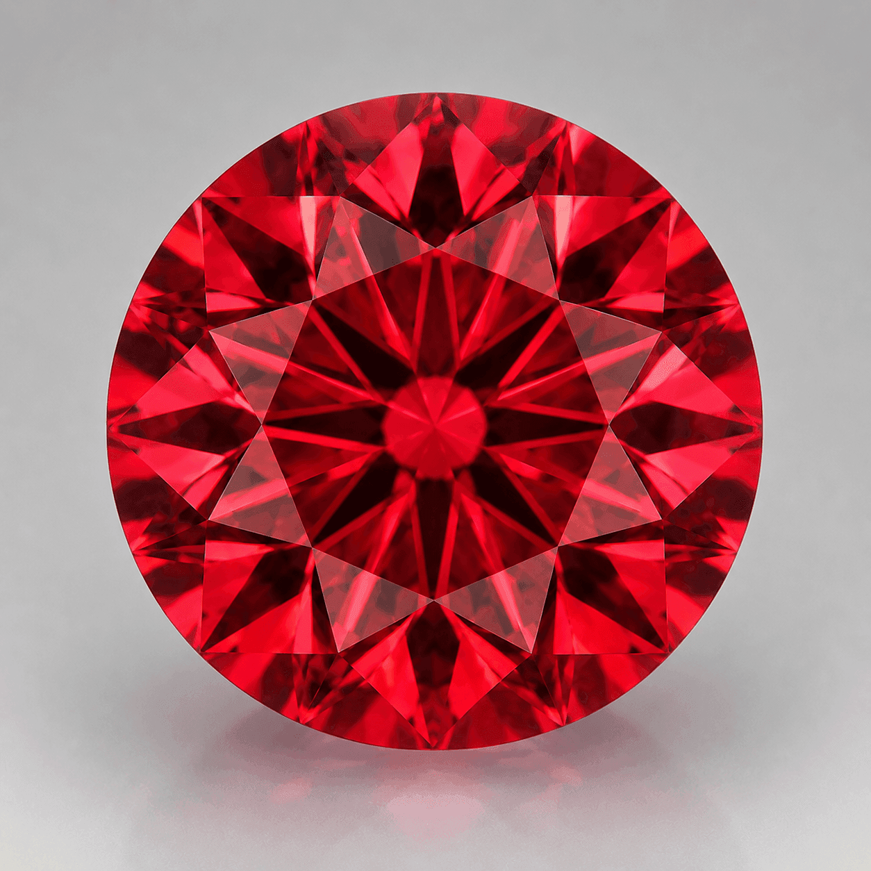 Loose red spinel gemstone demonstrating spinel hardness of 8 on the Mohs scale