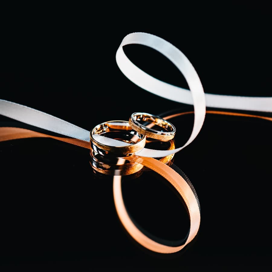 A loose natural spinel and a fine jewellery setting beside a soft brush and cloth for gentle cleaning